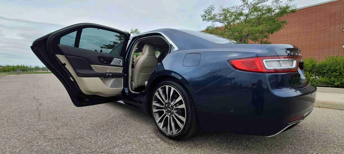 Executive sedan with premium rear passenger seating